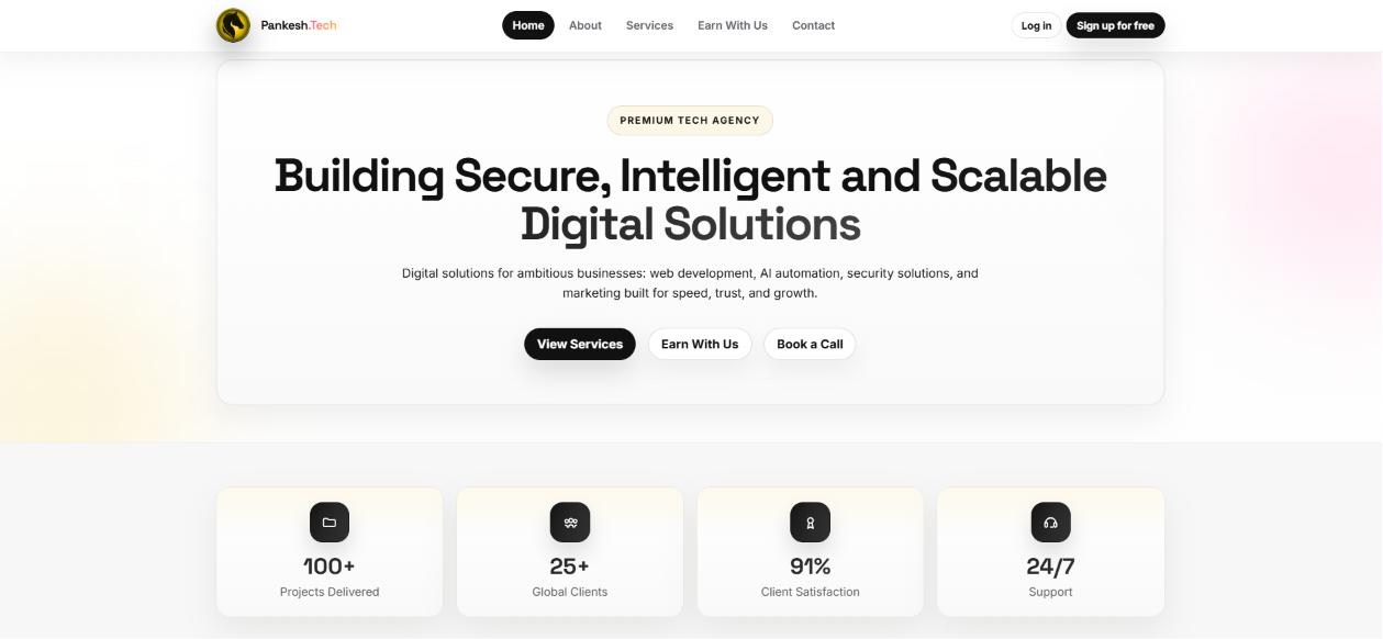 Services.Pankesh.in digital services platform preview