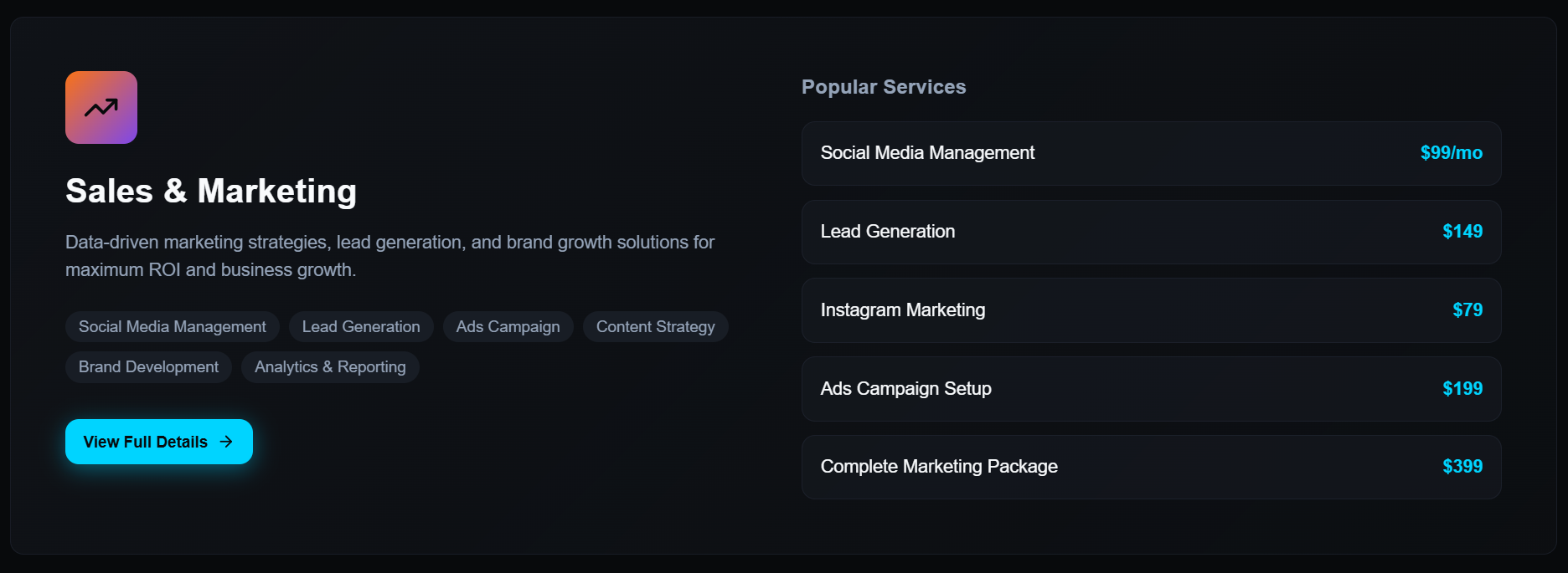 Sales And Marketing